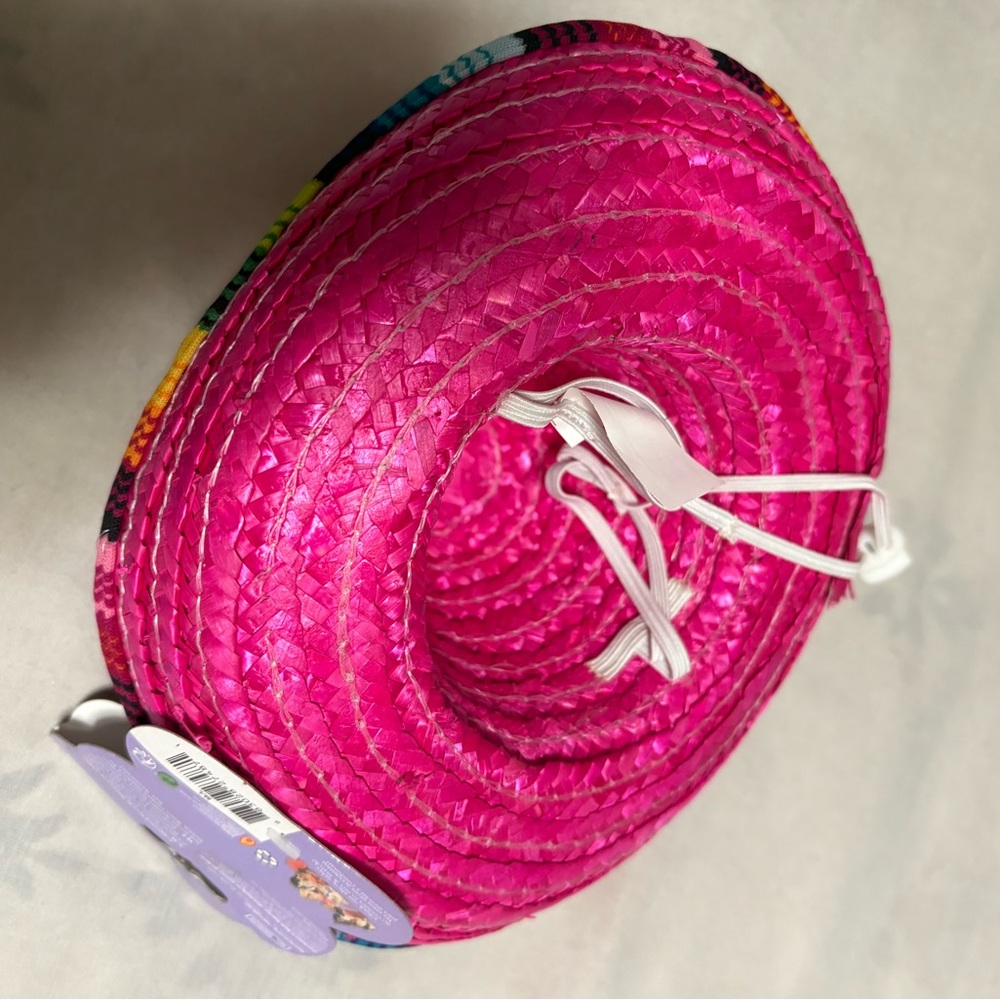 Vibrant Pink Dog Sombrero - Picture 4 of 6